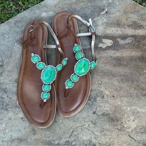 Antonio Melani Jeweled Sandal- Size 10